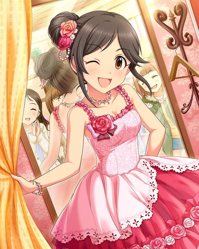 kitami yuzu, ayase honoka, momoi azuki, and kudo shinobu (idolmaster and 1 more)