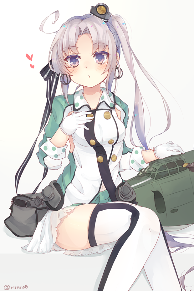 akitsushima and nishikitaitei-chan (kantai collection) drawn by riruno