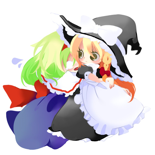 kirisame marisa and alice margatroid (touhou) drawn by piyo_(crxa)