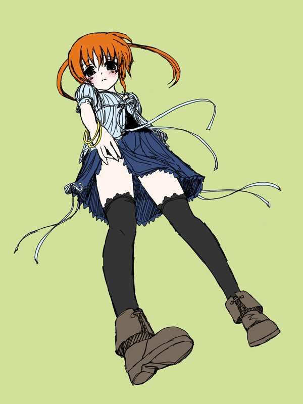 takamachi nanoha (lyrical nanoha and 1 more) drawn by frapowa