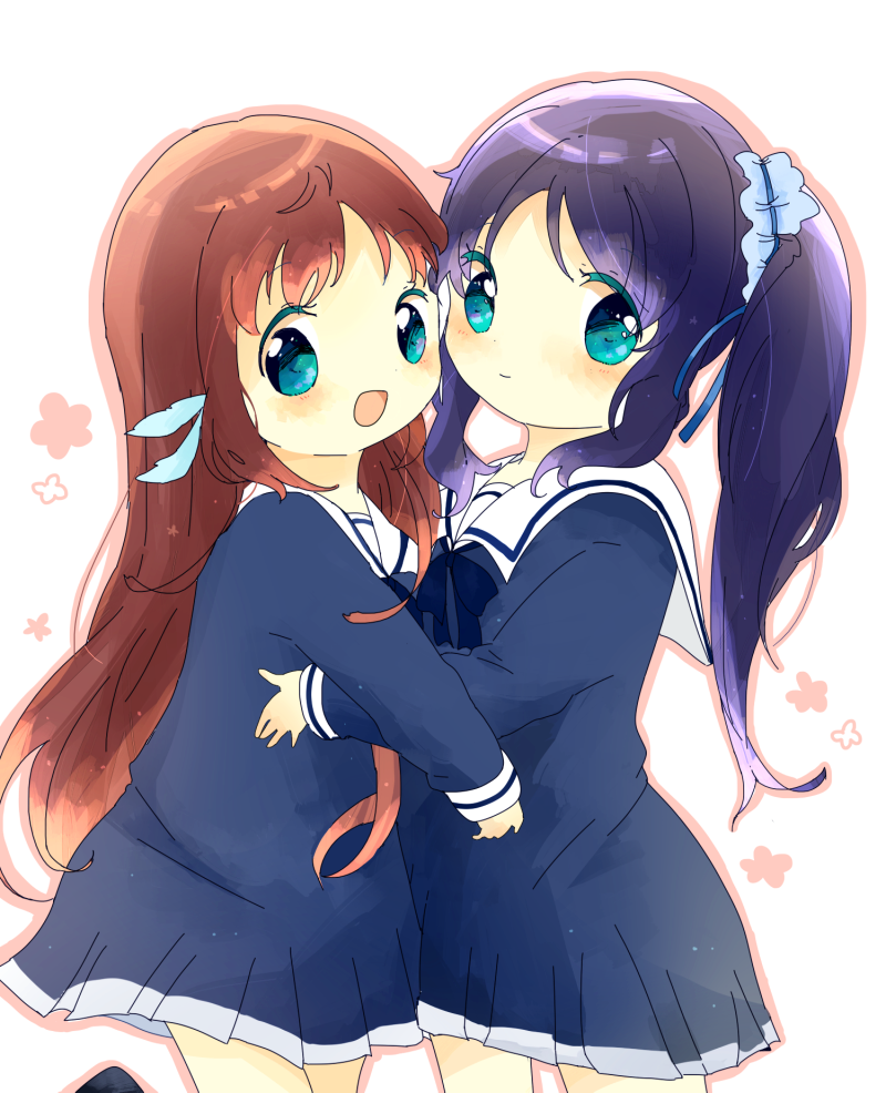 hiradaira chisaki and mukaido manaka (nagi no asukara) drawn by suzuri_(suzurityan)