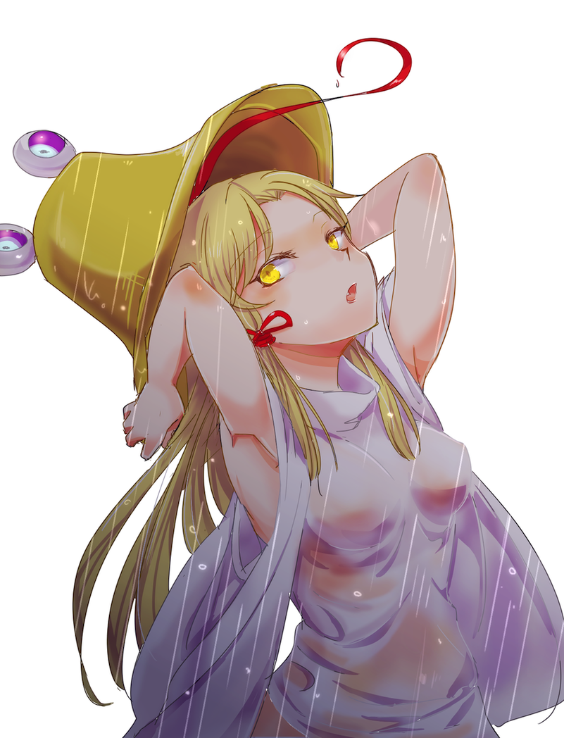 moriya suwako and pyonta (touhou) drawn by chamaruk