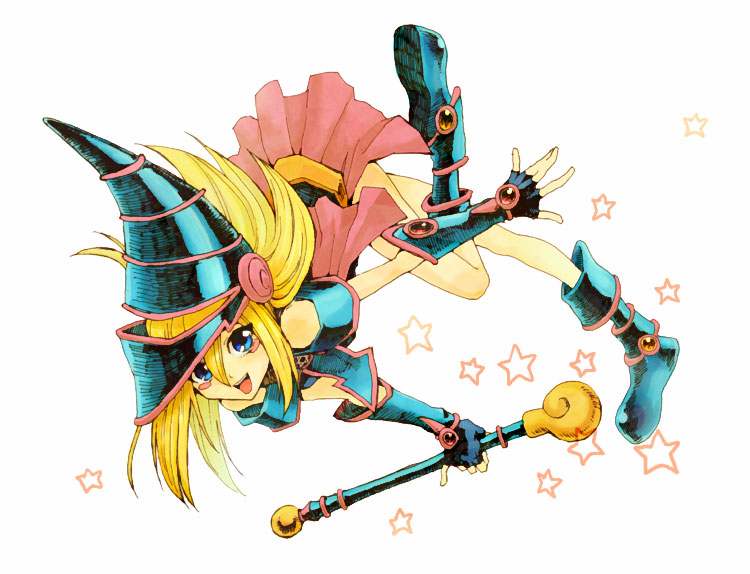 dark magician girl (yu-gi-oh!) drawn by nishikiori