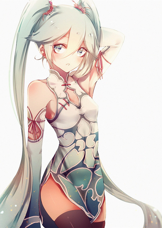 hatsune miku (vocaloid and 3 more) drawn by bananaxcs7