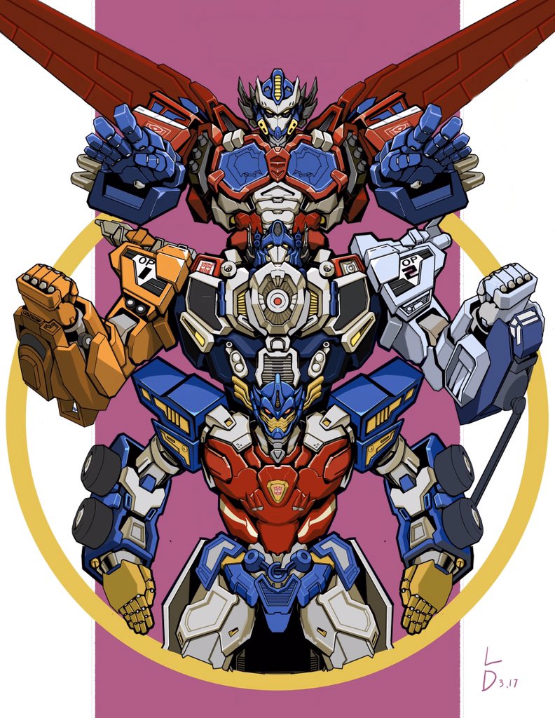 optimus prime, convoy, galaxy convoy, and grand convoy (transformers and 4 more) drawn by ct990413