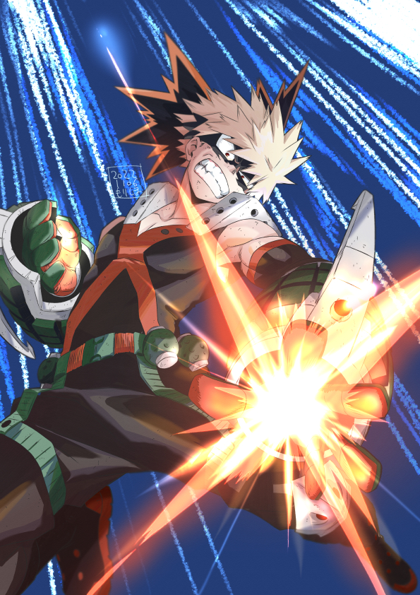 bakugou katsuki (boku no hero academia) drawn by morishima_noriko