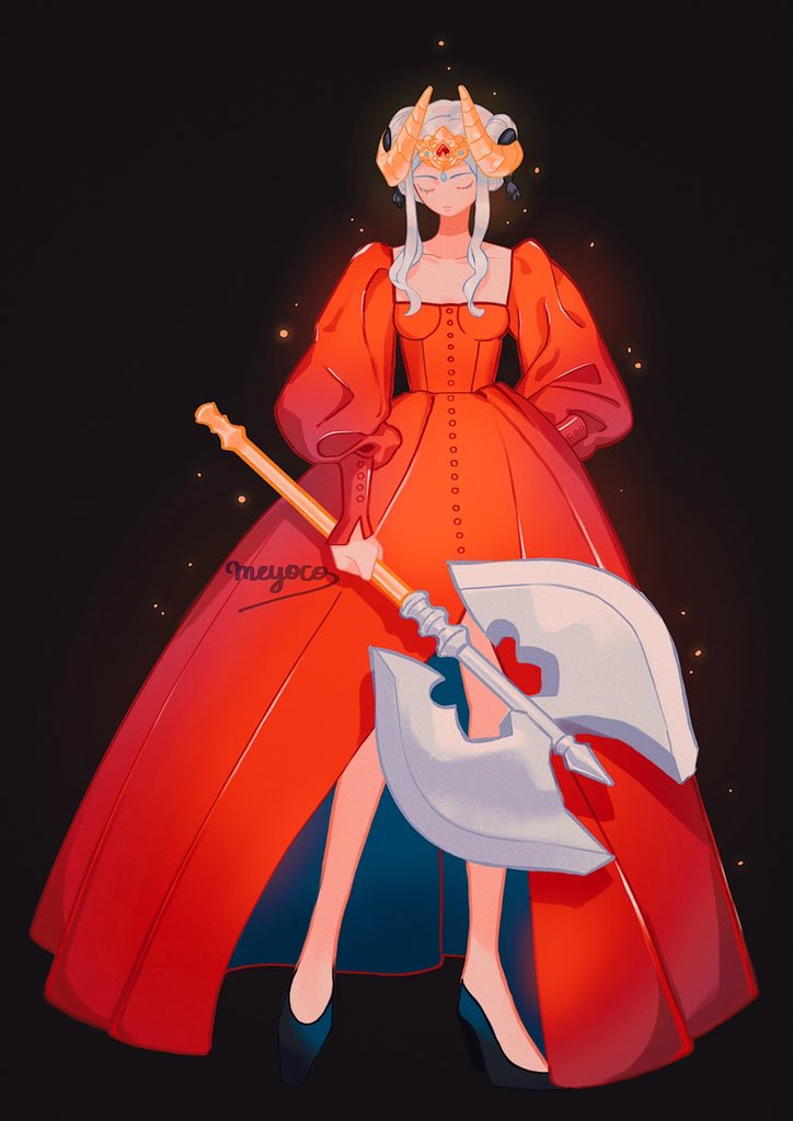 edelgard von hresvelg (fire emblem and 1 more) drawn by meyoco