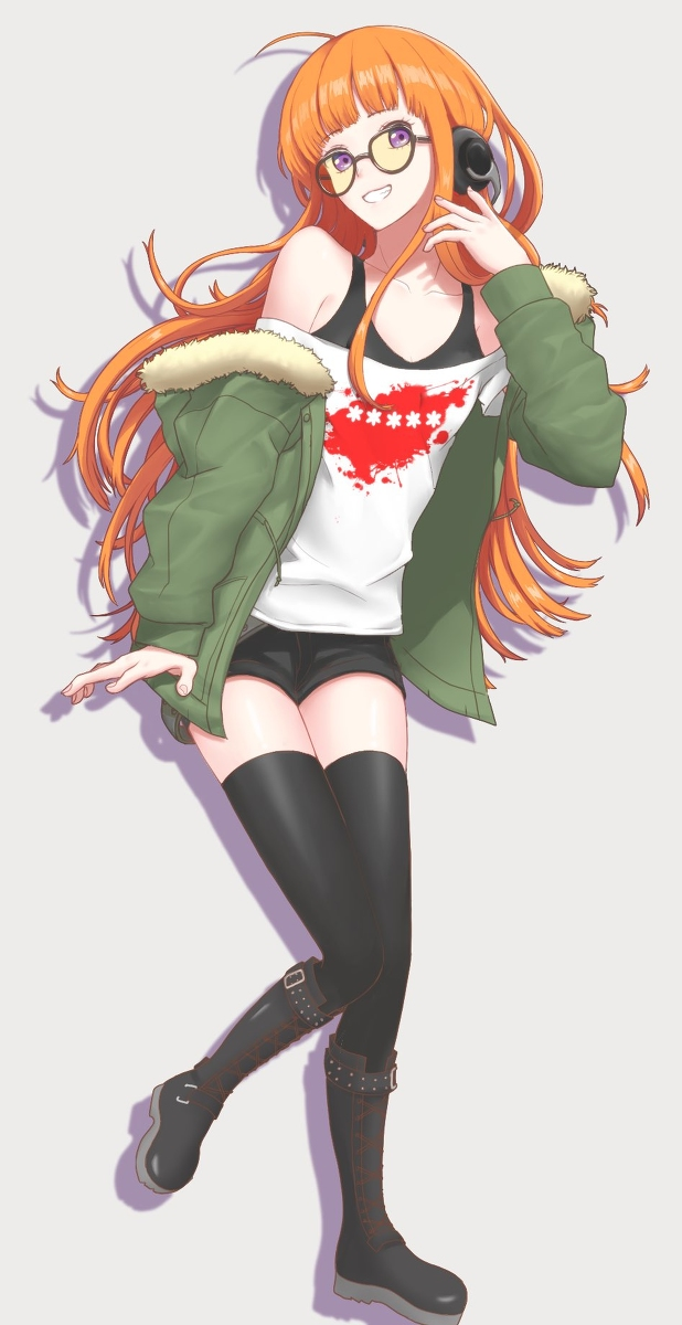 sakura futaba (persona and 1 more) drawn by shiika_(pixiv_4112623)