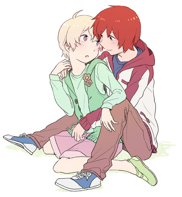 haru and sanada yuki (tsuritama) drawn by naruko_(nalcoro)