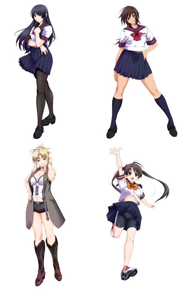 abumi makoto, masaka aya, notoya kozue, and kirikoshi saeto (kansen and 1 more) drawn by gentle_sasaki
