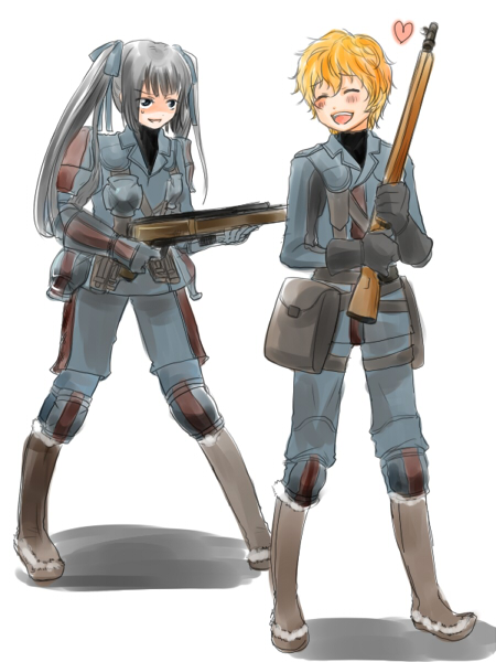 edy nelson and homer peron (senjou no valkyria and 1 more) drawn by minoharu