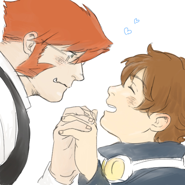 klaus von reinhertz and leonardo watch (kekkai sensen) drawn by nore_(boosuke)