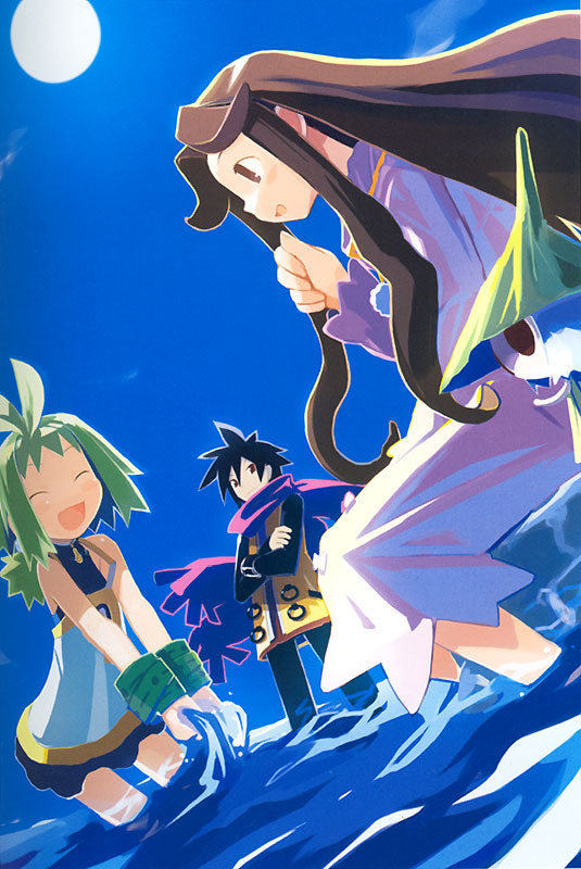 marona, ash, putty, and castille (phantom brave) drawn by harada_takehito