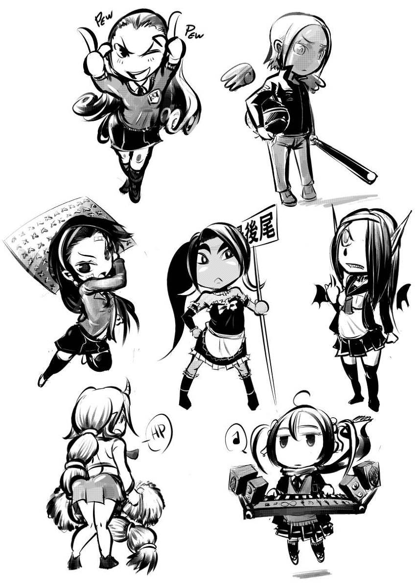 soraka, miss fortune, morgana, nidalee, sivir, and 1 more (league of legends)