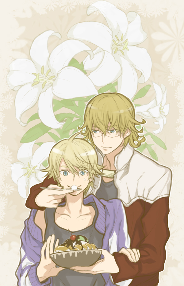 barnaby brooks jr. and ivan karelin (tiger & bunny) drawn by sashimi555