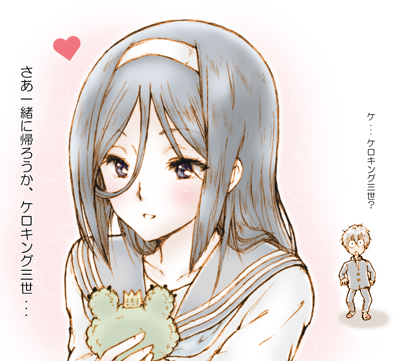 oreki houtarou and irisu fuyumi (hyouka) drawn by bluez