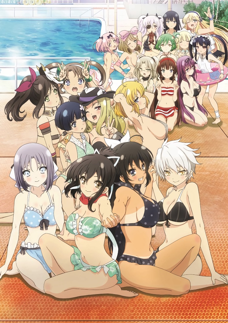 yumi, asuka, ikaruga, hibari, hikage, and 15 more (senran kagura and 3 more) drawn by yaegashi_nan