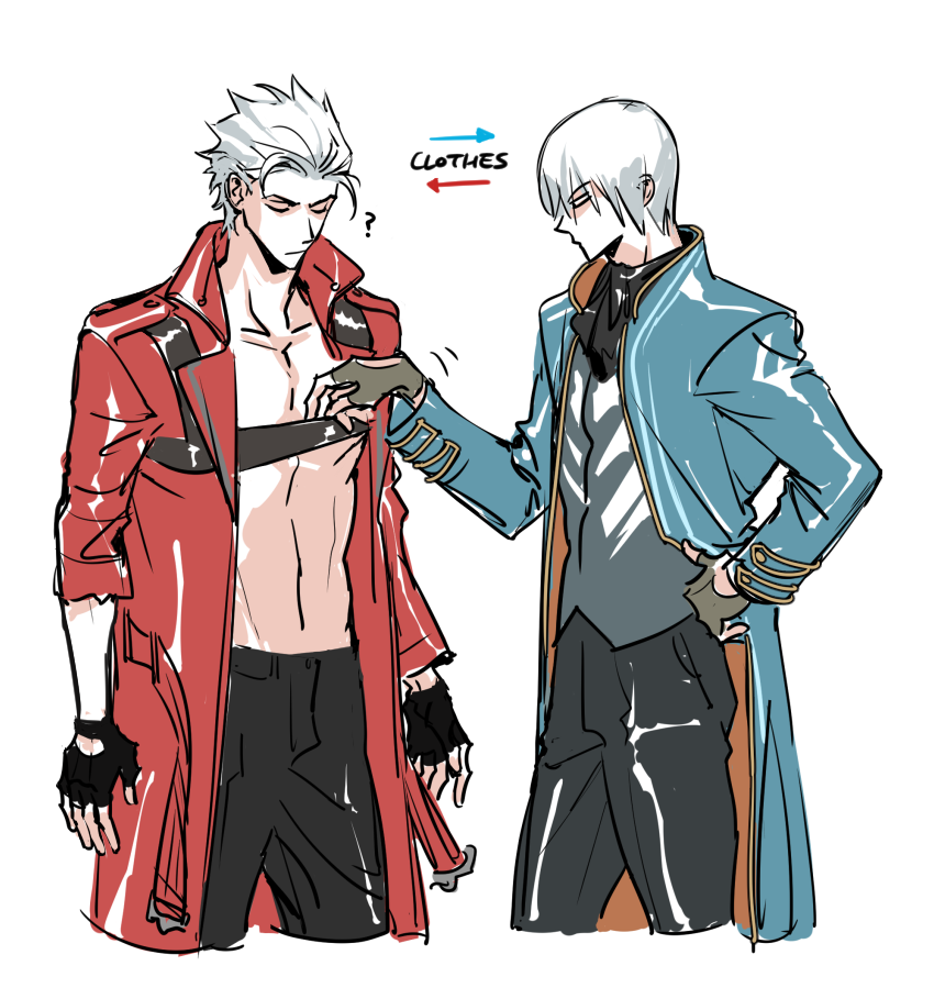 dante and vergil (devil may cry and 1 more) drawn by mlxgdog