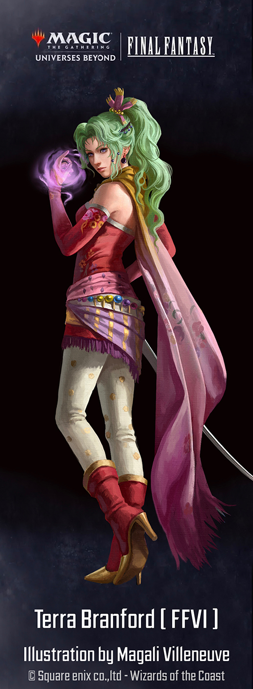 terra branford (final fantasy and 2 more) drawn by magali_villeneuve