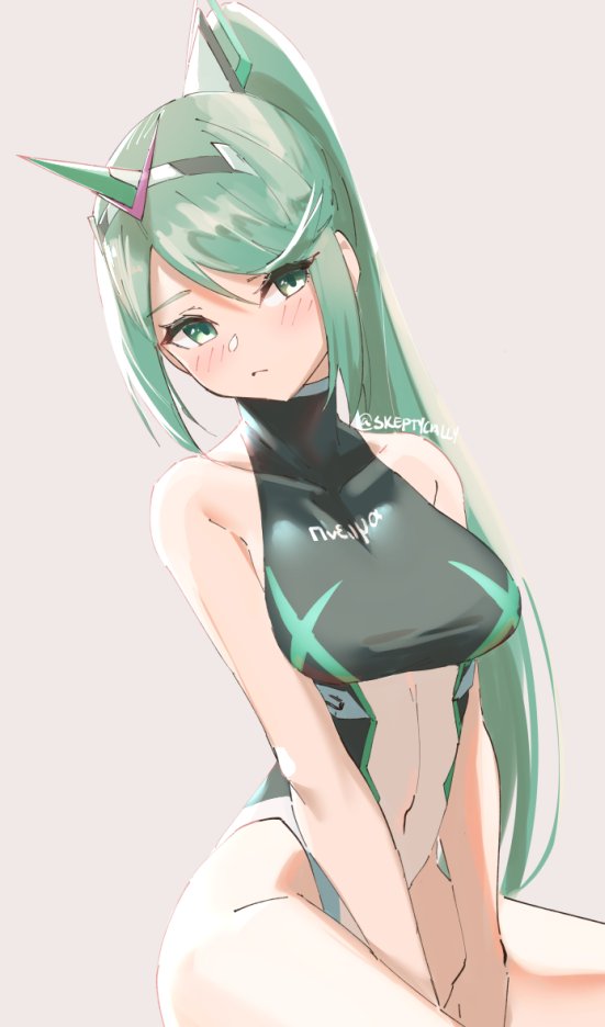 pneuma (xenoblade chronicles and 1 more) drawn by skeptycally