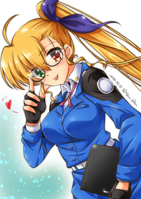 vivio (lyrical nanoha and 1 more) drawn by san-pon