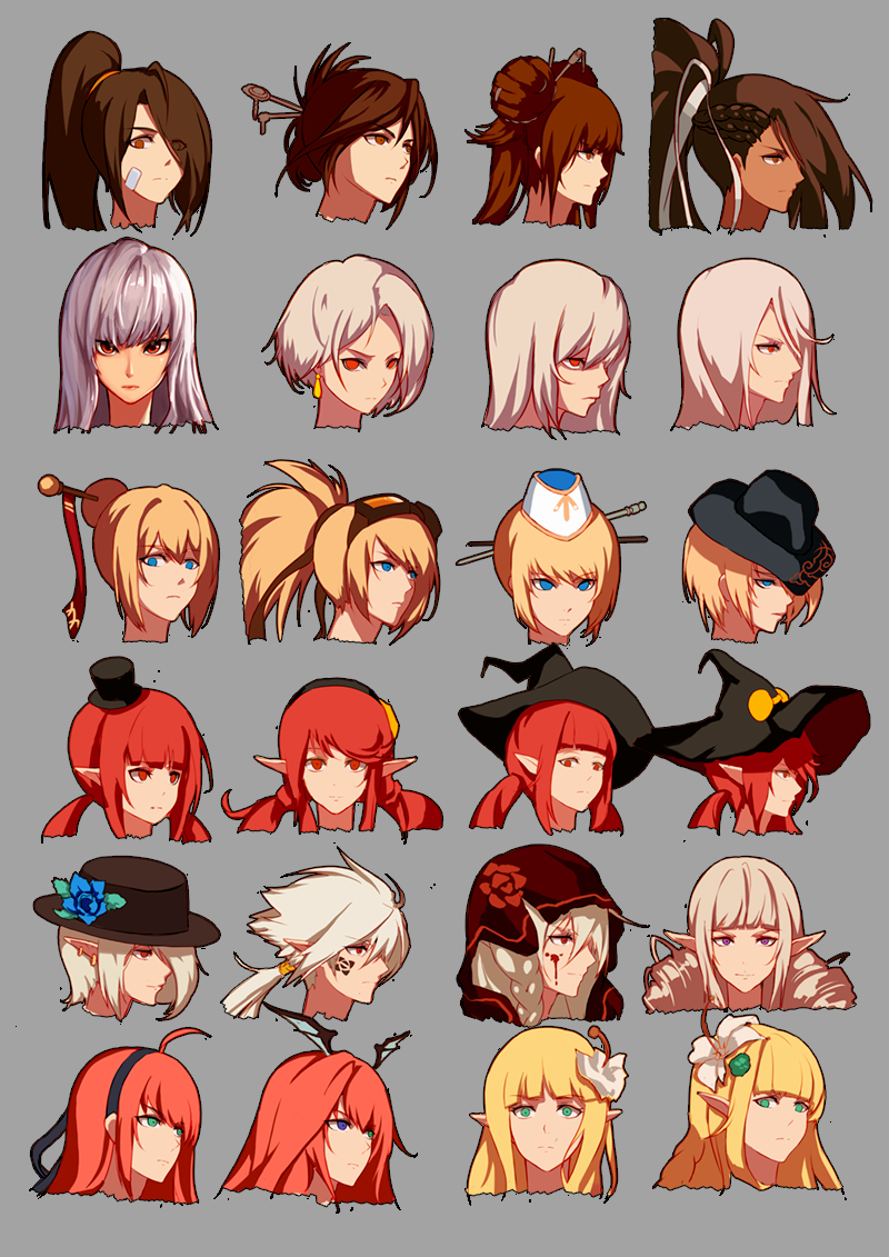 female mage, female gunner, knight, female fighter, female slayer, and 23 more (dungeon and fighter) drawn by epomeno