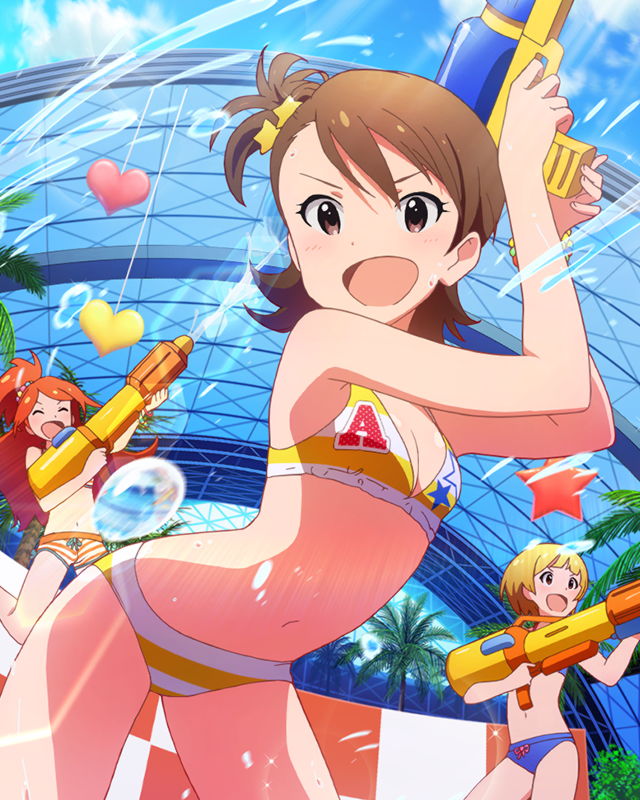 futami ami, ogami tamaki, and fukuda noriko (idolmaster and 1 more)