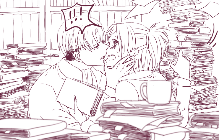 levi and hange zoe (shingeki no kyojin) drawn by noah_(livas)