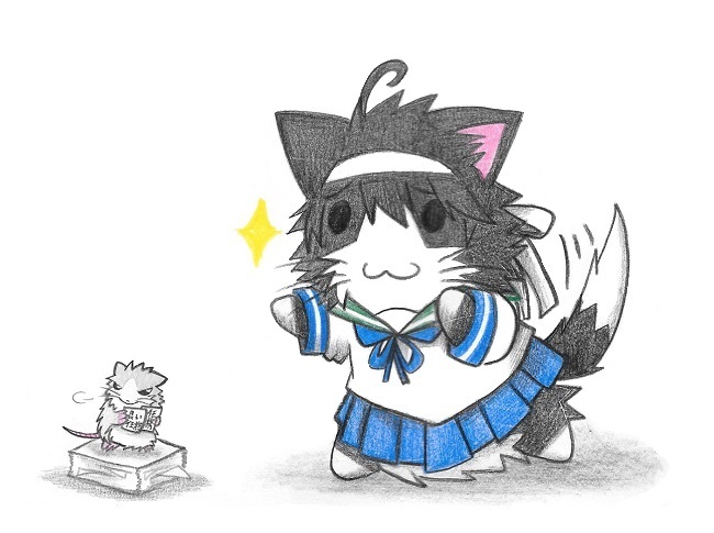 admiral, ushio, non-human admiral, and ushio kai ni (kantai collection) drawn by neko_kyo