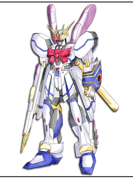 takamachi nanoha and raising heart (gundam and 2 more)