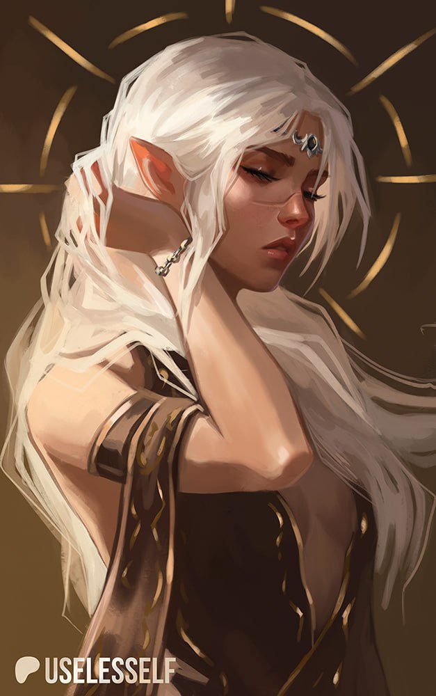 shadowheart (dungeons & dragons and 2 more) drawn by useless_elf