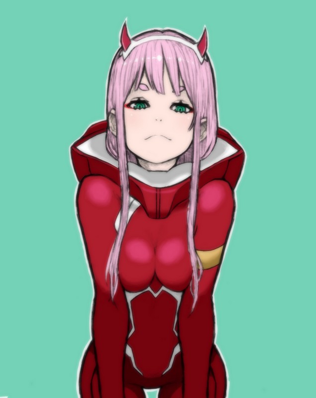 zero two (darling in the franxx) drawn by agagaga_(nagayama)