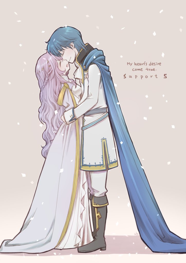 sigurd and deirdre (fire emblem and 2 more) drawn by hira_(otemoto84)