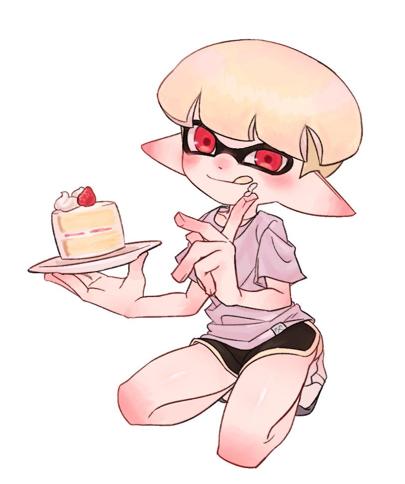 inkling player character and inkling girl (splatoon) drawn by ikki_(gsl_9708)