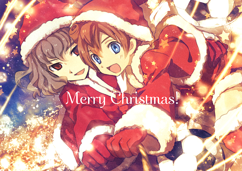 shindou takuto and matsukaze tenma (inazuma eleven and 1 more) drawn by aofujiake