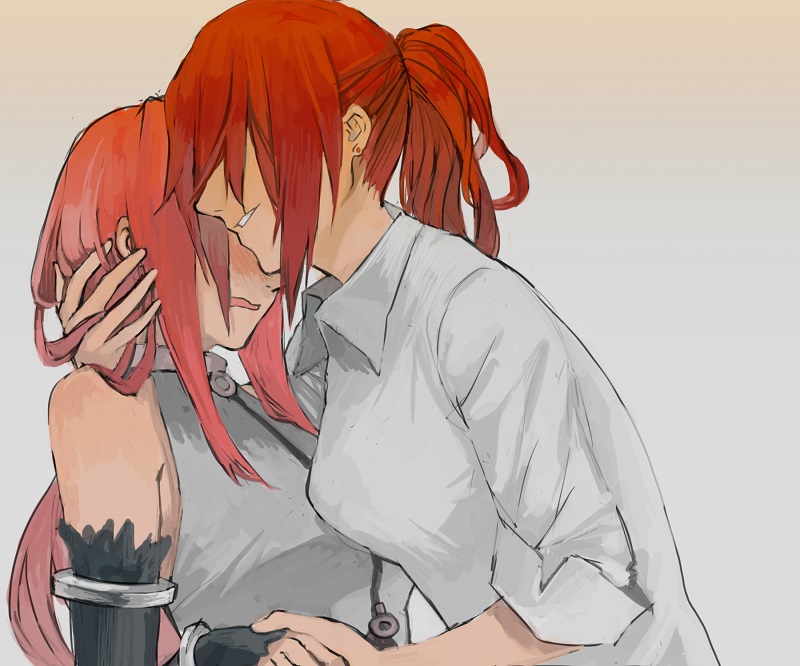 aozaki aoko, aozaki touko, and super aoko (kara no kyoukai and 2 more) drawn by lsunl