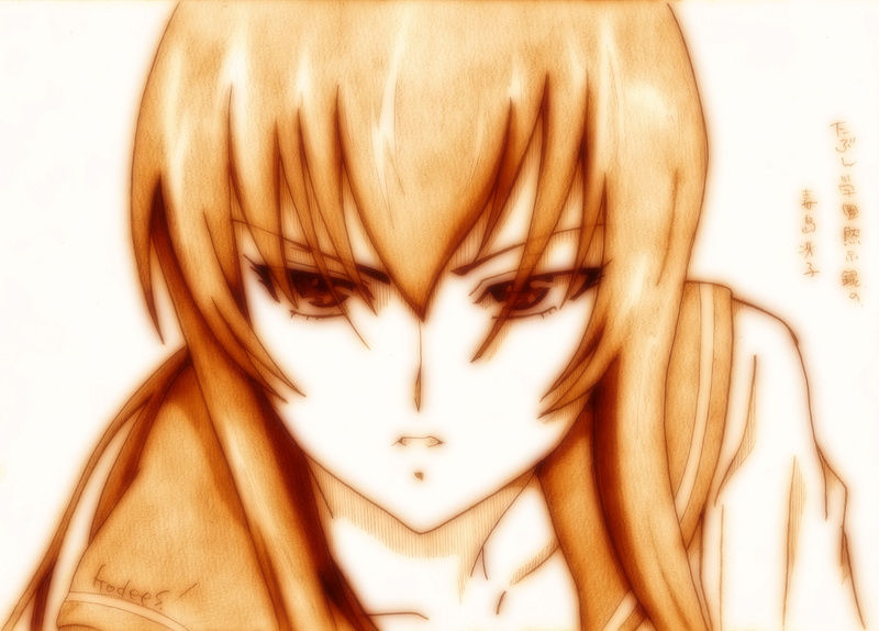 busujima saeko (highschool of the dead) drawn by godees