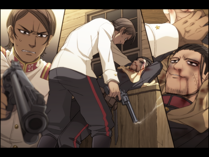 ogata hyakunosuke and koito otonoshin (golden kamuy) drawn by itou_(mogura)