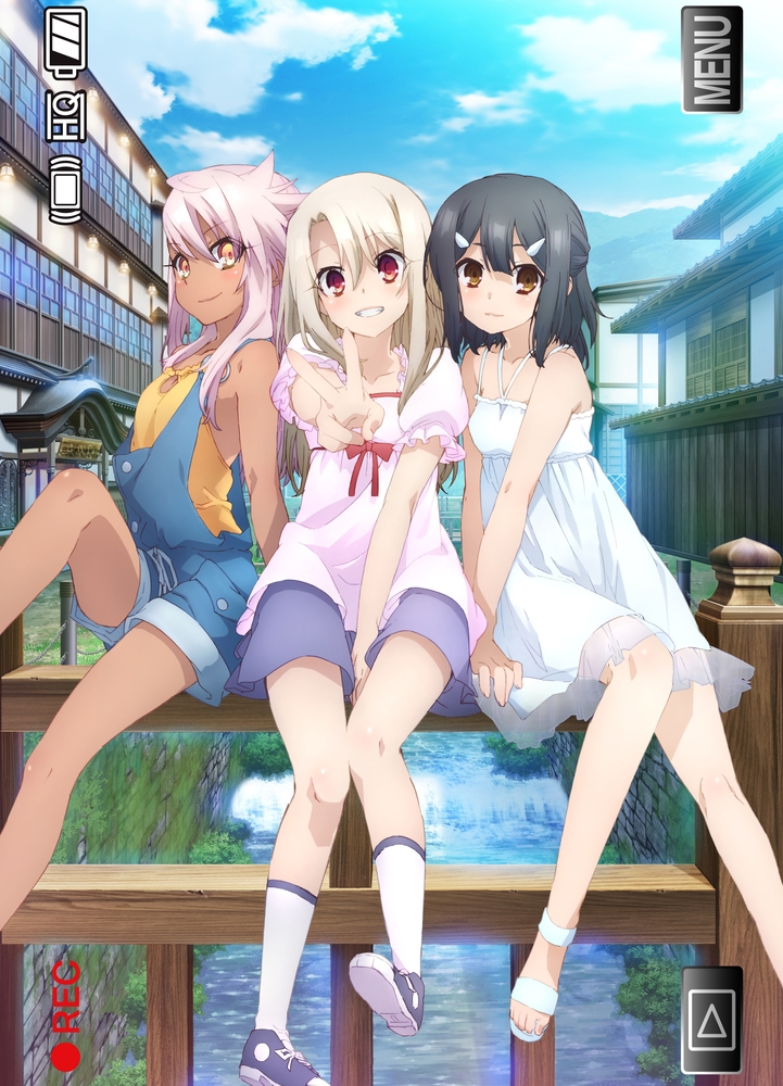 illyasviel von einzbern, chloe von einzbern, and miyu edelfelt (fate and 1 more)