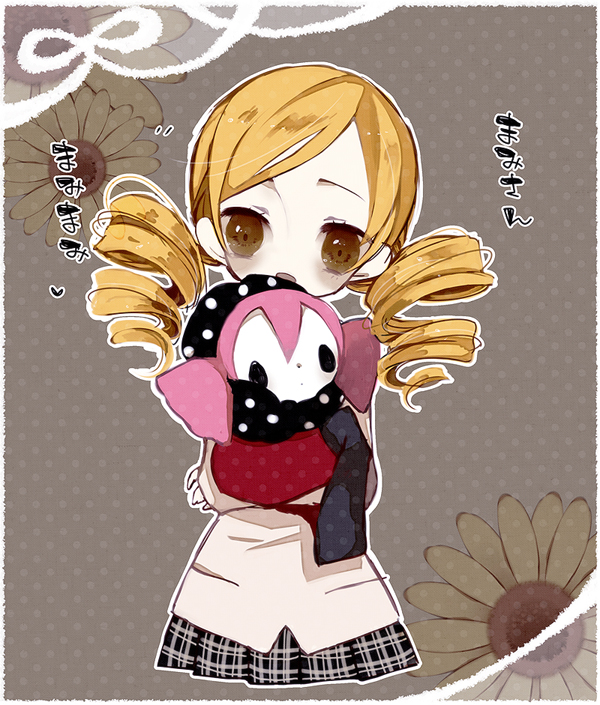 tomoe mami and charlotte (mahou shoujo madoka magica) drawn by komeko_meko_(mecolate)