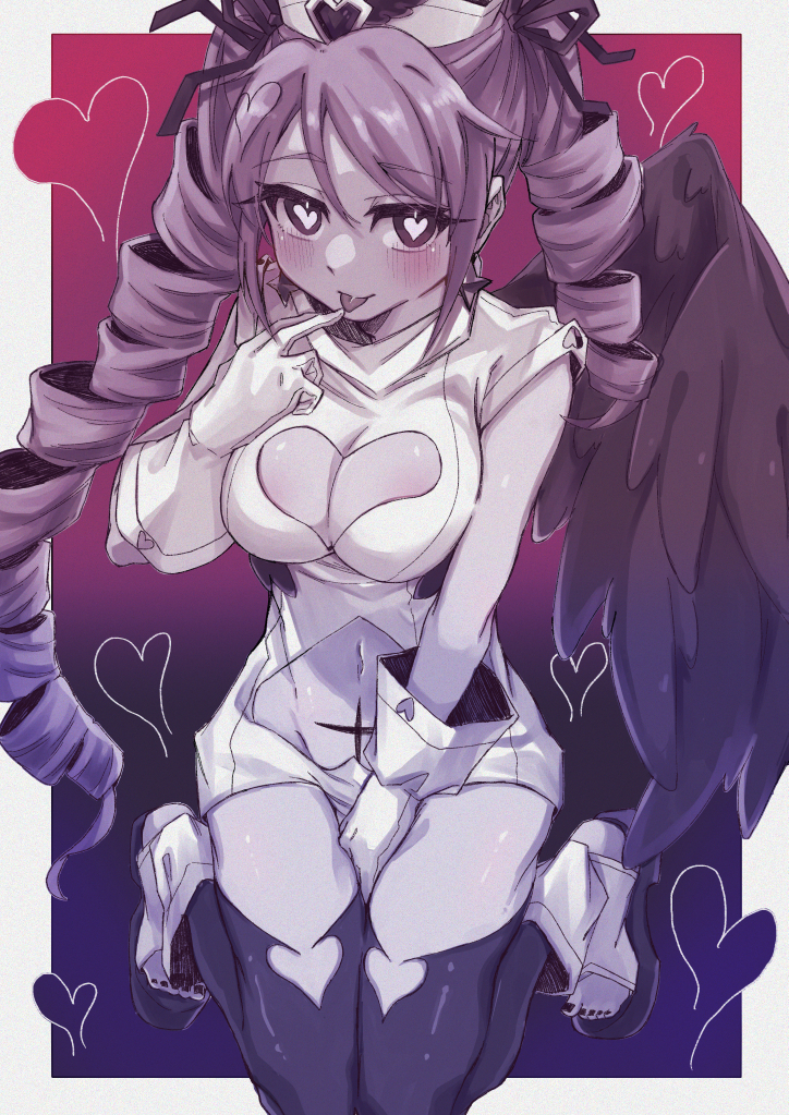 hanabishi haruka and magia magenta (mahou shoujo ni akogarete) drawn by fuurinura