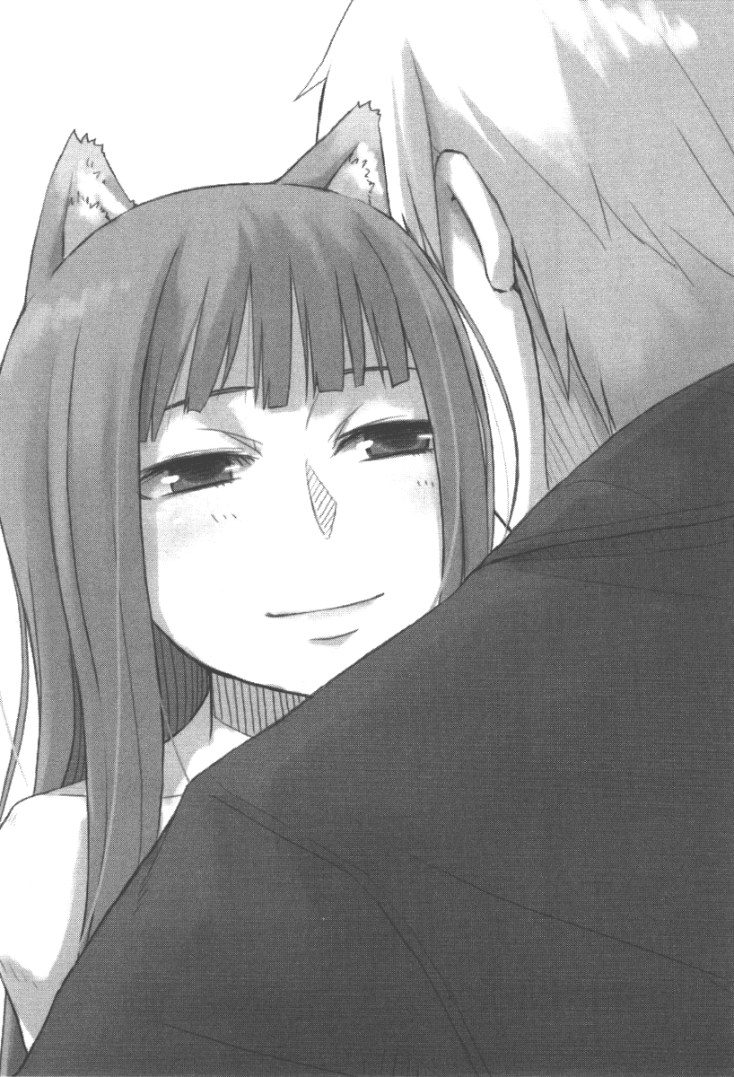 holo and craft lawrence (spice and wolf) drawn by ayakura_juu