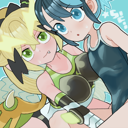 san-chan and sorano minori (raisei no ryu tsukai) drawn by sicky_(pit-bull)