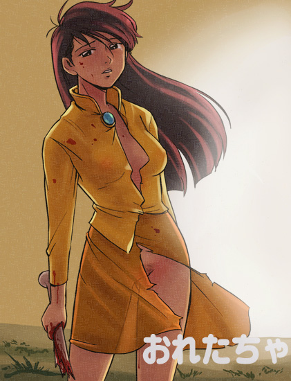 ganjou chieko (apache yakyuugun) drawn by haruyama_kazunori