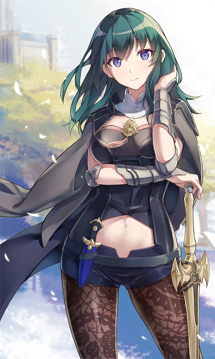 female byleth (fire emblem and 1 more) drawn by .com_(bot_com1)
