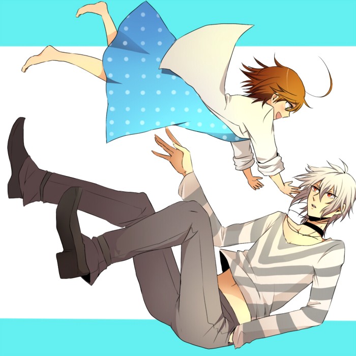 accelerator and last order (toaru majutsu no index) drawn by mtk102
