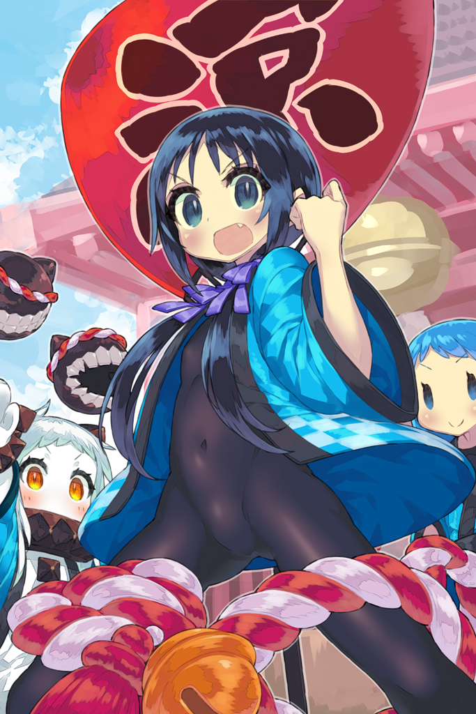 northern ocean princess, samidare, and suzukaze (kantai collection) drawn by itsumo_nokoru