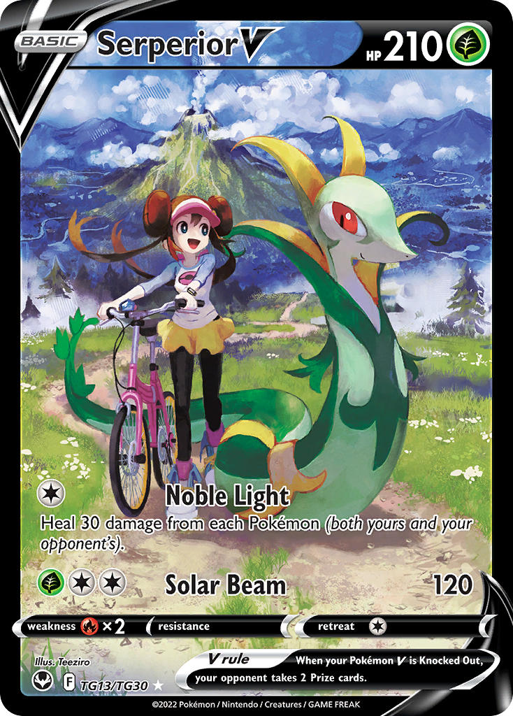 rosa and serperior (pokemon and 2 more) drawn by teeziro