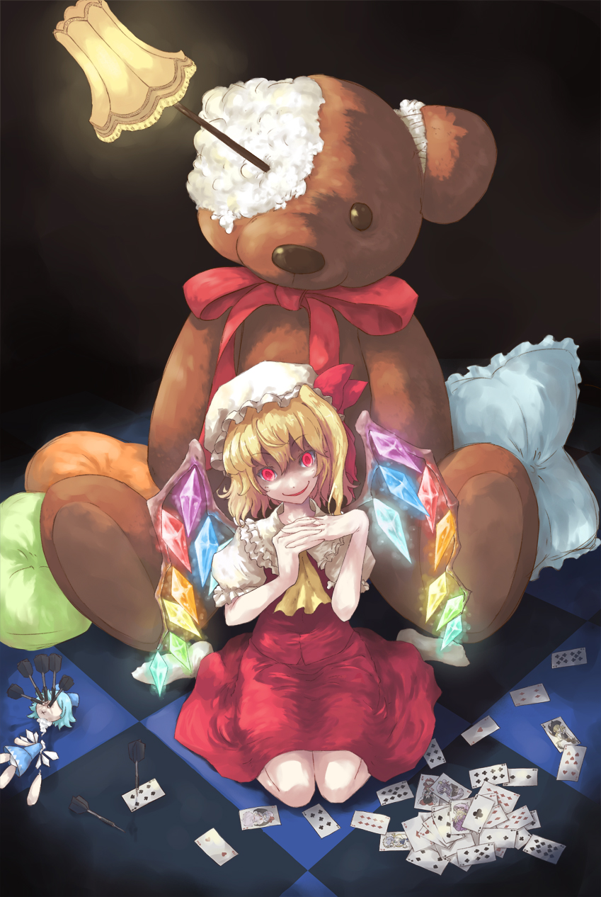 hakurei reimu, kirisame marisa, remilia scarlet, flandre scarlet, izayoi sakuya, and 3 more (touhou) drawn by mumulatte