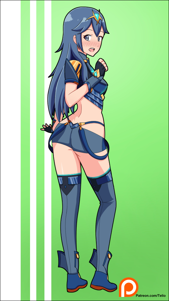 pyra and lucina (fire emblem and 4 more) drawn by teliodraw